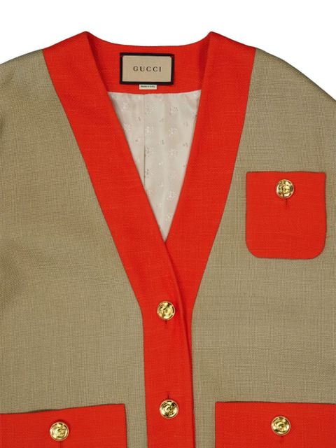 Gucci canvas jacket - Neutrals