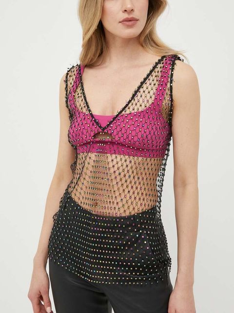 Patrizia Pepe top damski kolor czarny