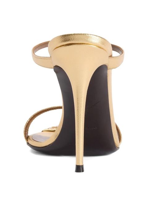 Giuseppe Zanotti 105mm Intriigo Jewelry sandals - Gold - zdjęcie produktu nr 2