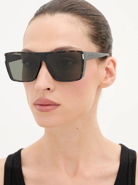 Saint Laurent okulary kolor pomarańczowy SL 756