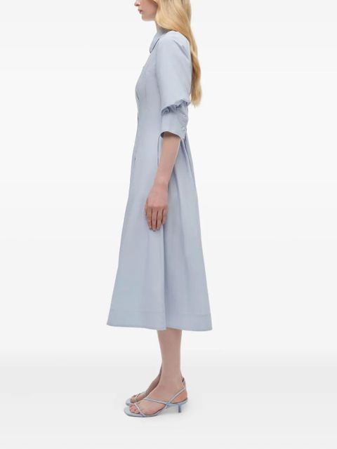 Simkhai Jazz pleated midi dress - Blue