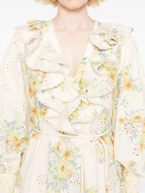 ALEMAIS Juliette mini dress - Neutrals