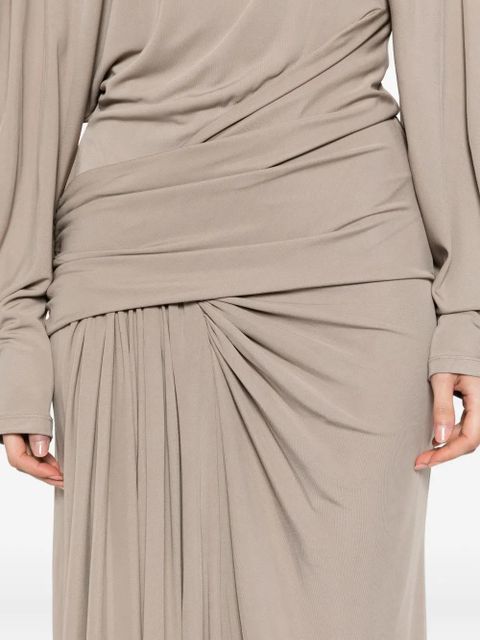 Christopher Esber draped jersey dress - Grey