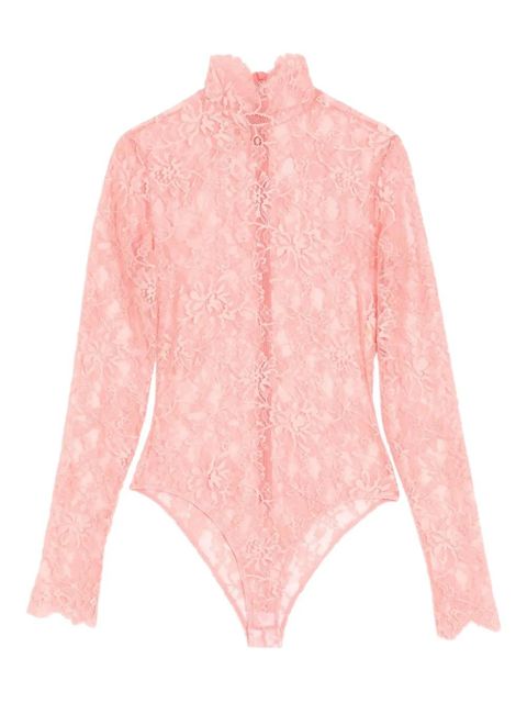 Valentino Garavani floral-lace bodysuit - Pink - zdjęcie produktu nr 1