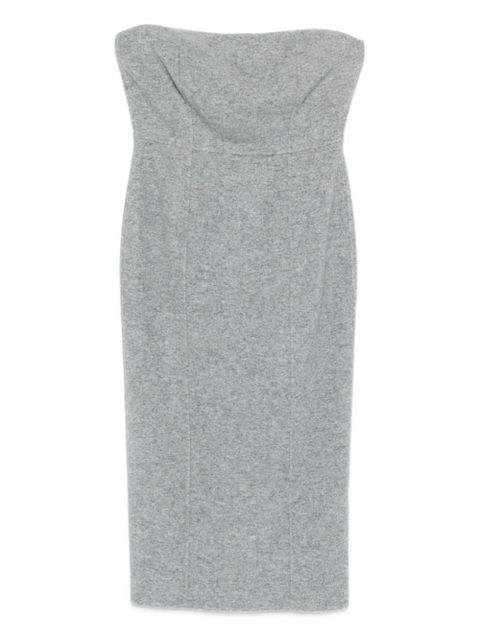 Max Mara strapless midi dress - Grey - zdjęcie produktu nr 1