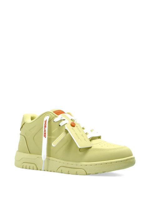 Off-White Out Of Office leather sneakers - Yellow