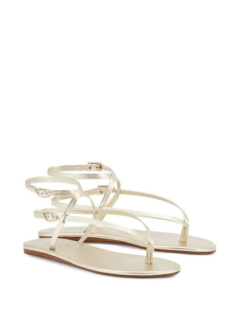 Ancient Greek Sandals Kallisti leather flat sandals - Gold - zdjęcie produktu nr 2