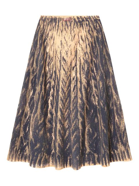Diesel printed tulle midi skirt - Grey - zdjęcie produktu nr 1