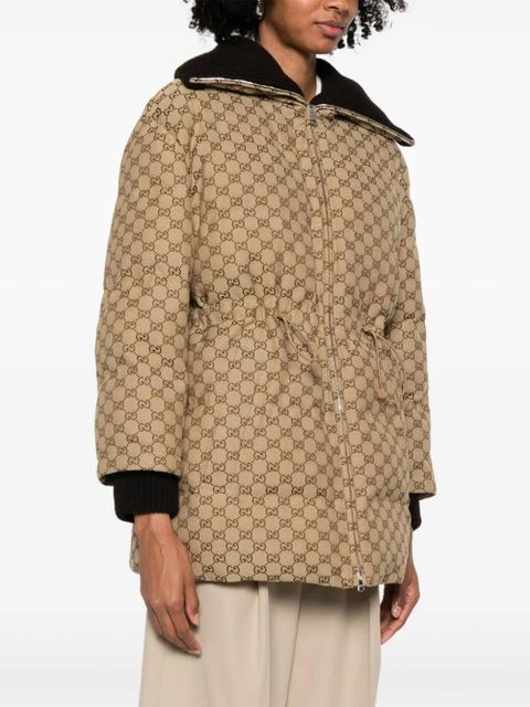 Gucci GG canvas puffer jacket - Neutrals