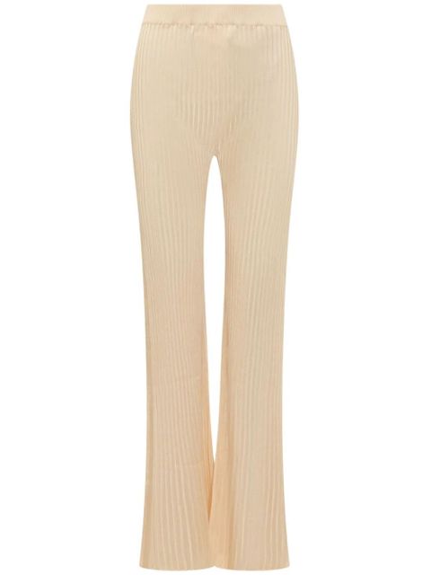 Jil Sander ribbed-knit trousers - Neutrals - zdjęcie produktu nr 1