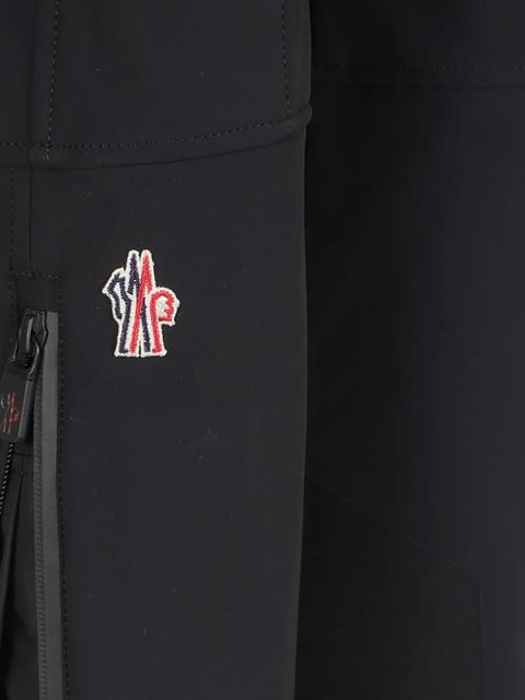 Moncler Grenoble logo-patch trousers - Black