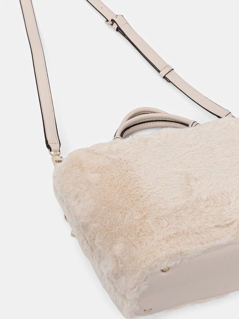 Guess torebka SHAIDA kolor beżowy HWWE81 43220