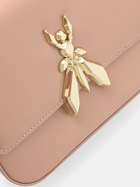 Patrizia Pepe torebka skórzana kolor pomarańczowy 8B0303 L125