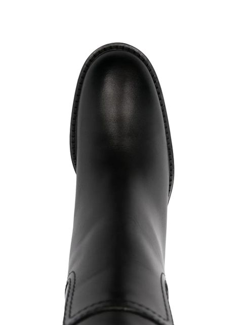 Gucci 45mm logo-studded boots - Black