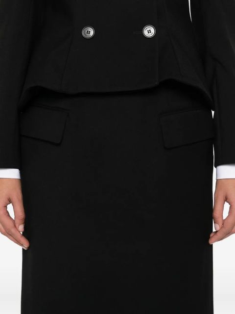 Alexander McQueen pocket-detail skirt - Black