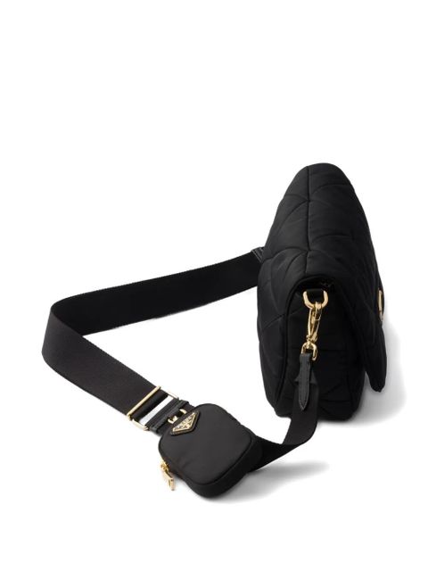Prada Re-Nylon quilted shoulder bag - Black