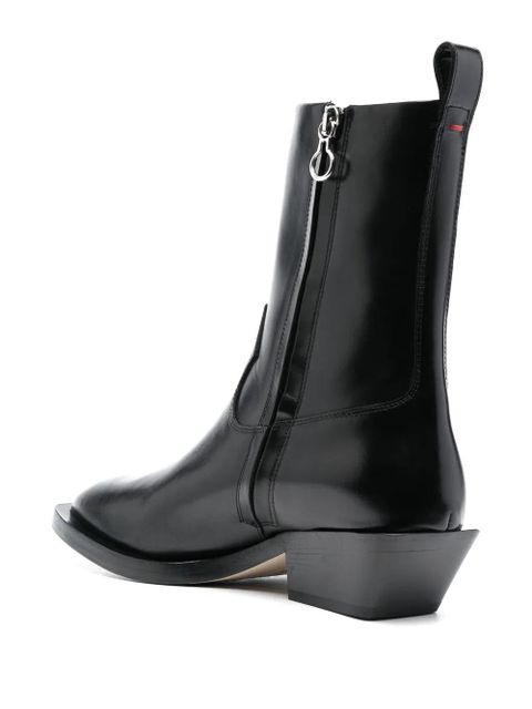 Aeyde tapered-heel ankle boots - Black