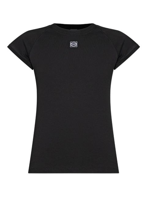 LOEWE Anagram-embroidered T-shirt - Black - zdjęcie produktu nr 1