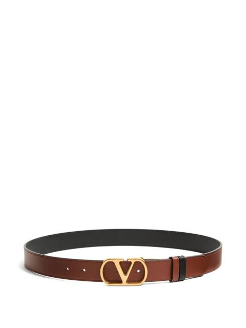 Valentino Garavani VLogo leather belt - Brown - zdjęcie produktu nr 2