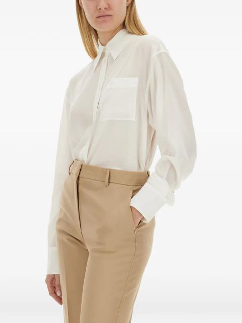 Sportmax chest pocket shirt - Neutrals