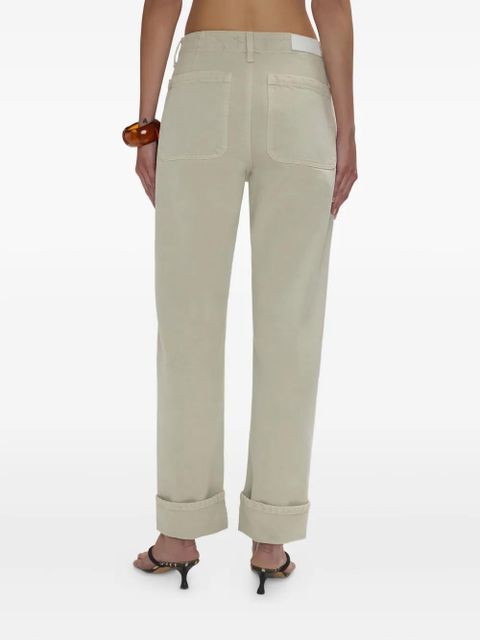 RE/DONE The Bender Jean cuffed jeans - Neutrals - zdjęcie produktu nr 2