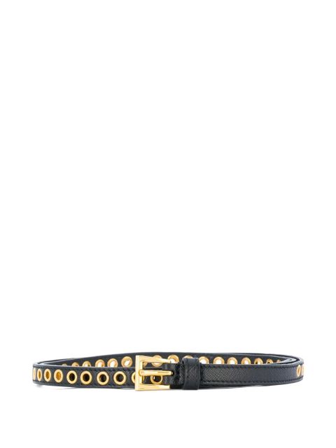 Prada eyelet buckle belt - Black - zdjęcie produktu nr 1