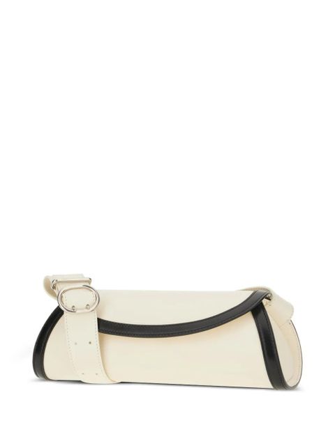 Jil Sander contrast-trim shoulder bag - Neutrals