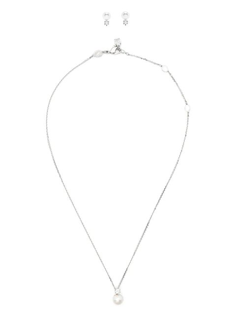 Swarovski Matrix earrings and necklace set - Silver - zdjęcie produktu nr 1
