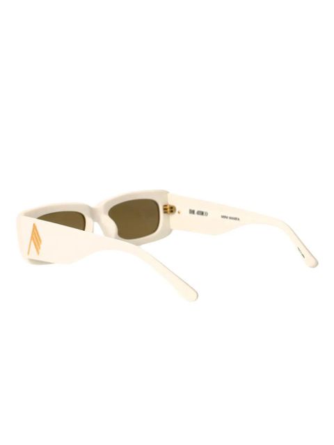 The Attico mini Marfa sunglasses - White