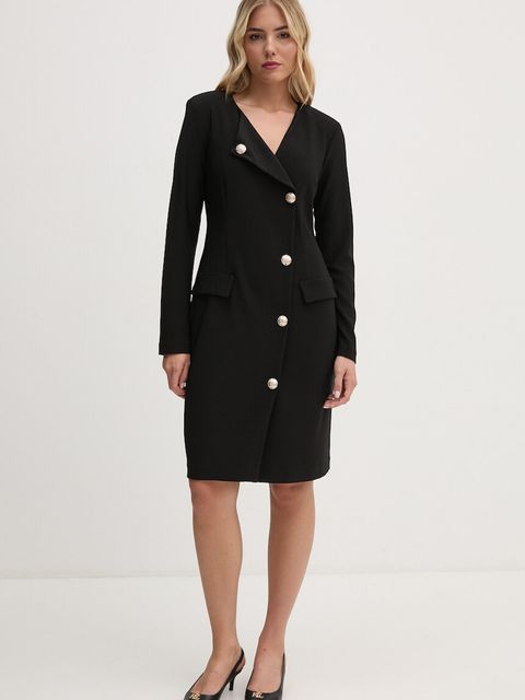 Joseph Ribkoff sukienka kolor czarny mini dopasowana 234153