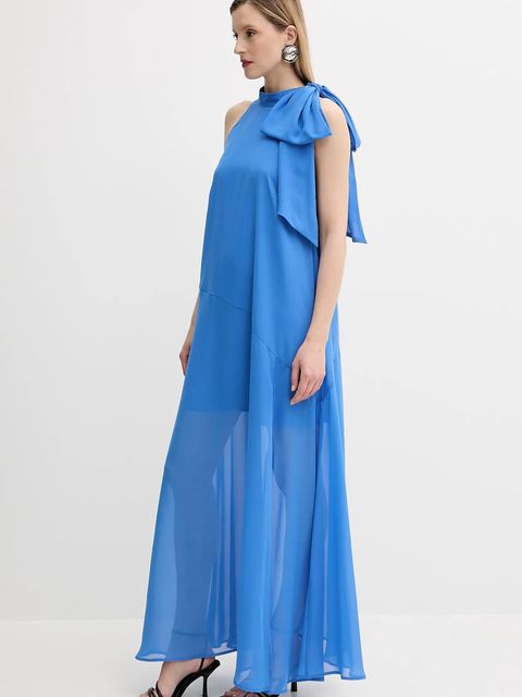 Gestuz sukienka kolor niebieski maxi rozkloszowana 10910220 - zdjęcie produktu nr 2