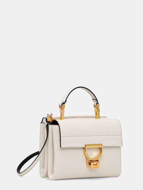 Coccinelle torebka skórzana kolor beżowy E1 MD5 55 B7 01