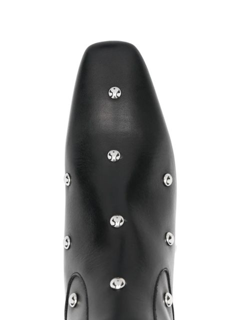ALOHAS 50mm Nash studded boots - Black