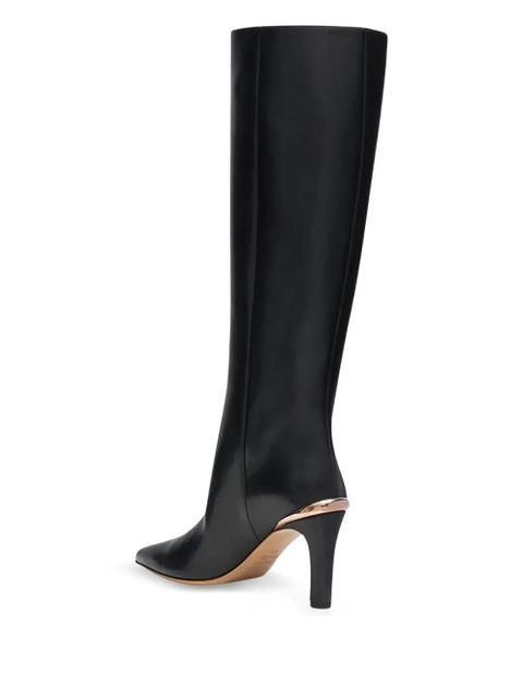 Gabriela Hearst 89mm Aura leather boots - Black