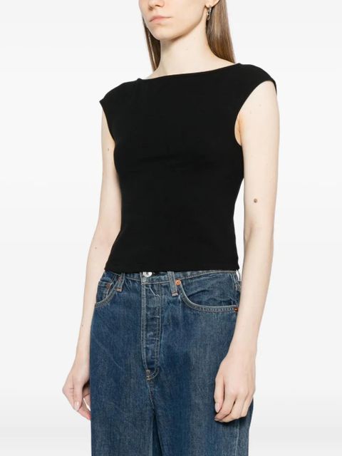 Reformation Darra knit top - Black