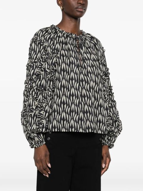 Ulla Johnson Azrou blouse - Black