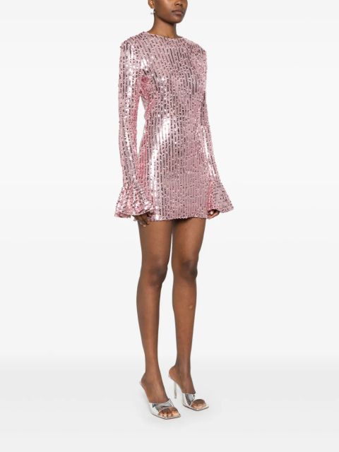 ROTATE BIRGER CHRISTENSEN sequin mini dress - Pink