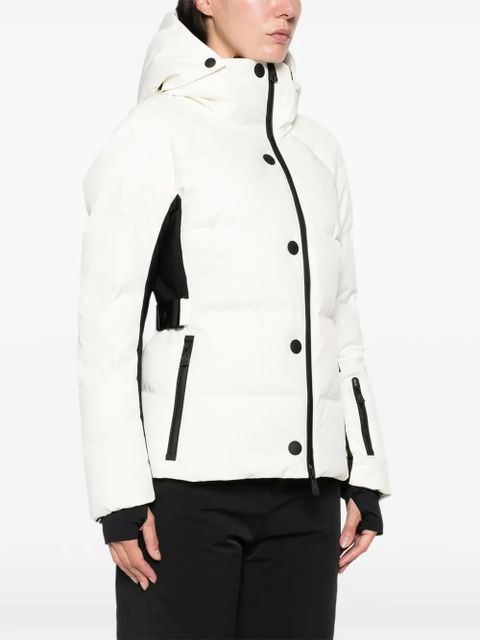 Moncler Grenoble hooded belted jacket - White