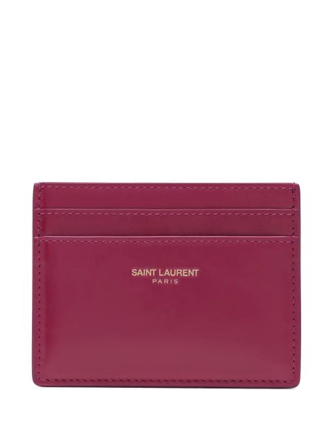 Saint Laurent stitched cardholder - Pink - zdjęcie produktu nr 1
