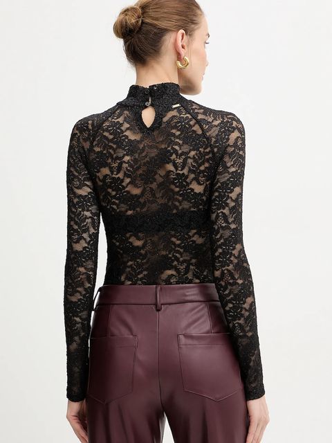 Guess body SIENNA damska kolor czarny gładka O5BM08 K1820 - zdjęcie produktu nr 2