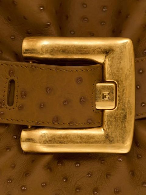 Balmain medium Anthem belt-detail Shoulder Bag - Brown