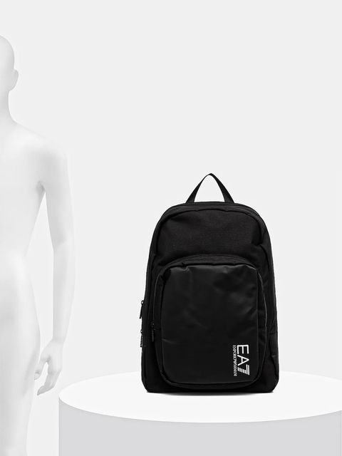 EA7 Emporio Armani plecak kolor czarny duży gładki AF19722.7X000113