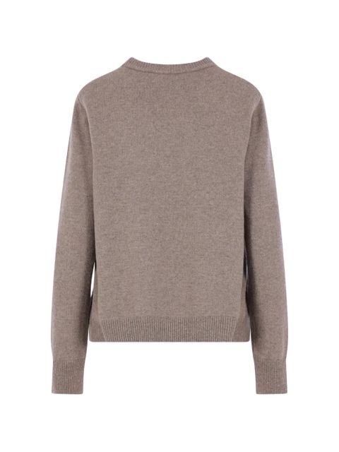 Róhe round-neck sweater - Brown