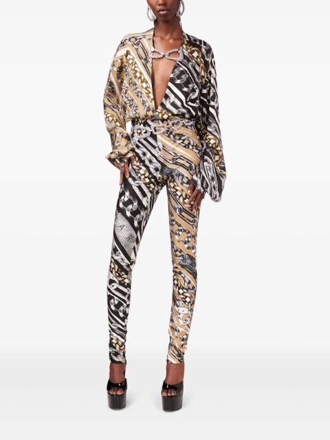 AREA Crystal Link blouse - Black - zdjęcie produktu nr 2