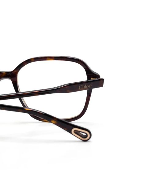 Chloé Eyewear square-frame glasses - Brown