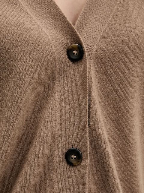 Sisley kardigan z dodatkiem wełny damski kolor zielony lekki 102HM602Q