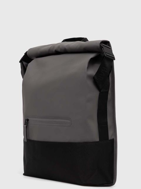 Rains plecak Trail Rolltop Backpack W3 kolor szary duży wzorzysty 14320.13