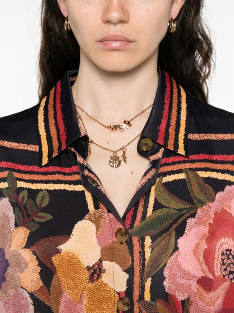 FARM Rio floral-print shirt - Black