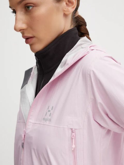 Haglöfs kurtka outdoorowa L.I.M Proof kolor różowy 605235