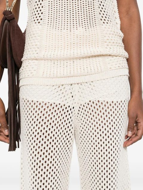 Golden Goose crochet trousers - Neutrals